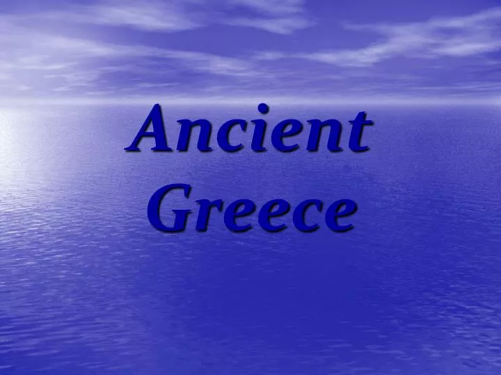 ancient greece