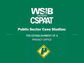 Public Sector Case Studies: