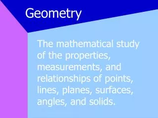 Geometry