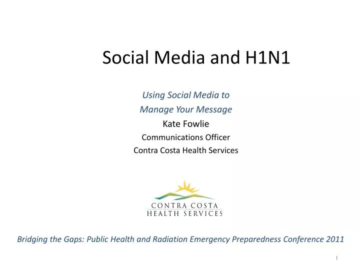 social media and h1n1