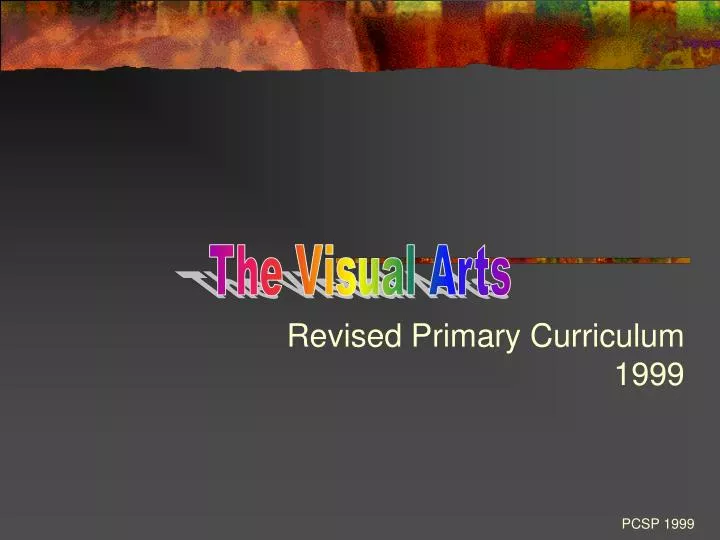 revised primary curriculum 1999