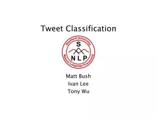 Tweet Classification