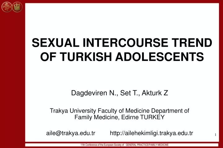 sexual intercourse trend of turkish adolescents