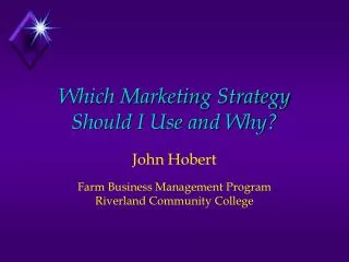 Which Marketing Strategy Should I Use and Why?