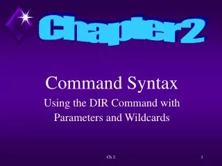 Command Syntax Using the DIR Command with Parameters and Wildcards
