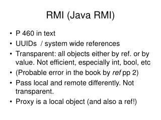 rmi java rmi