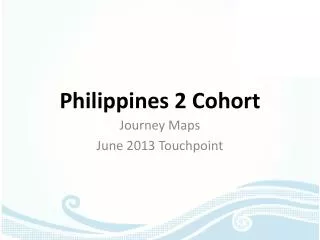Philippines 2 Cohort