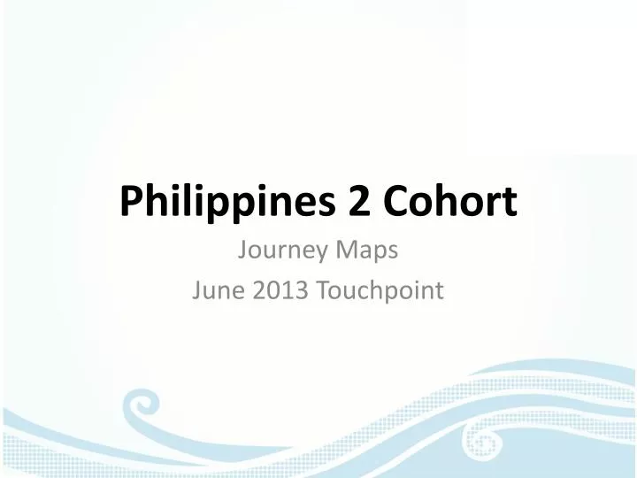 philippines 2 cohort