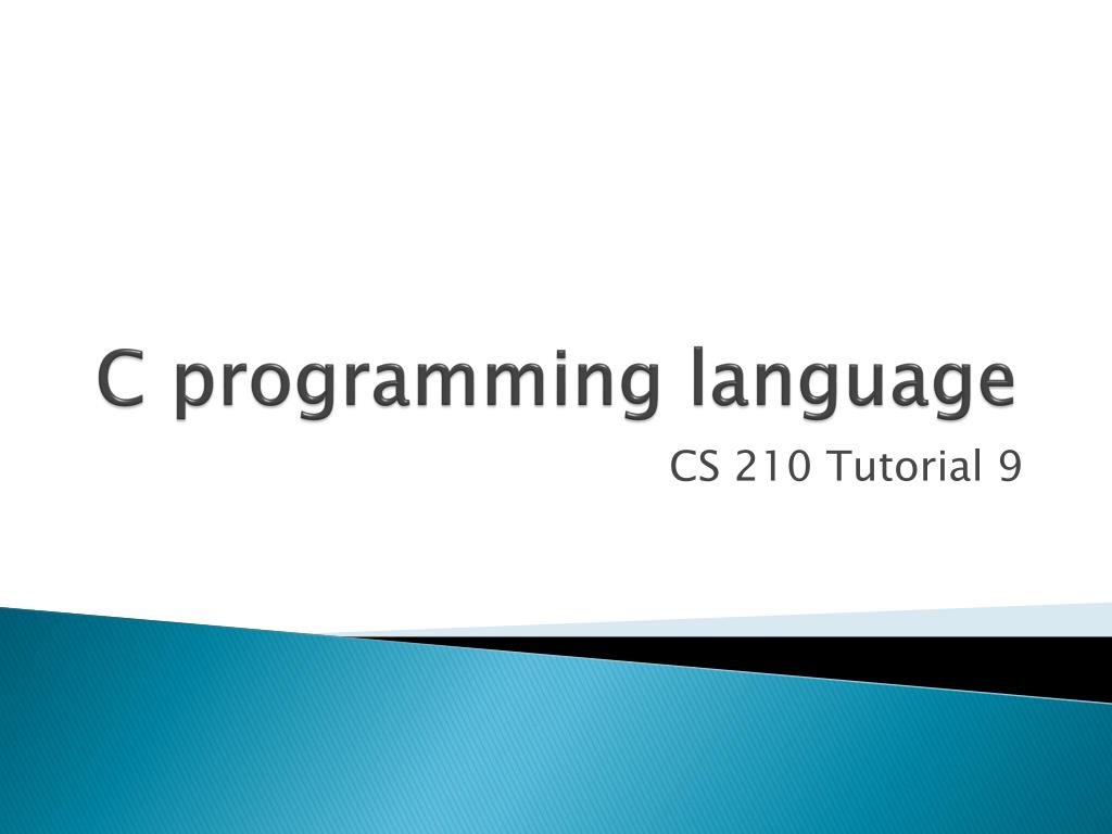 PPT - C programming language PowerPoint Presentation, free download ...