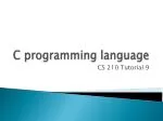 PPT - C programming language PowerPoint Presentation, free download ...