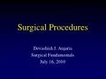 Surgical Procedures - slide 1