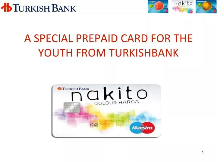 a special prepaid card for the youth from turkishbank