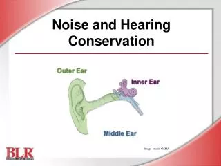 Noise and Hearing Conservation