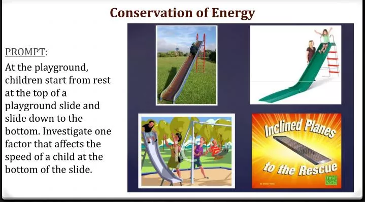 conservation of energy