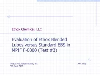 Ethox Chemical, LLC
