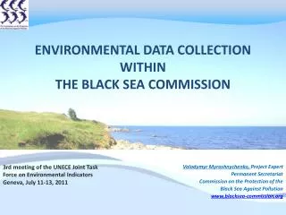 Environmental Data collection within The Black Sea Commission