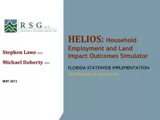 HELIOS: Household Employment and Land Impact Outcomes Simulator