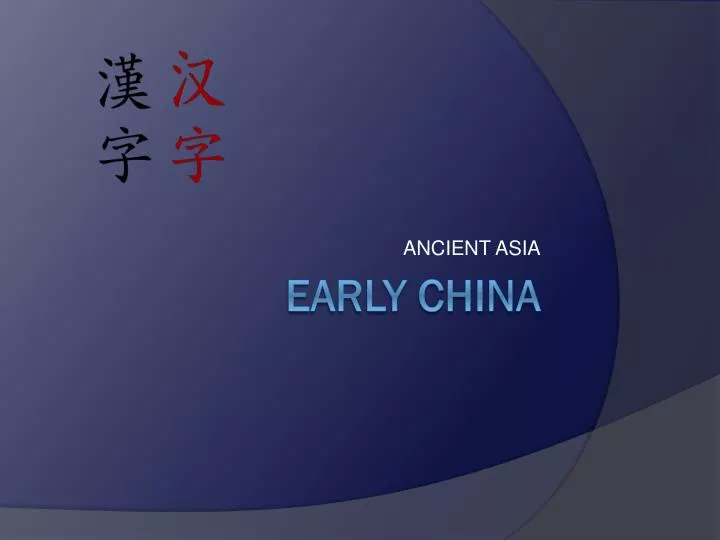 ancient asia
