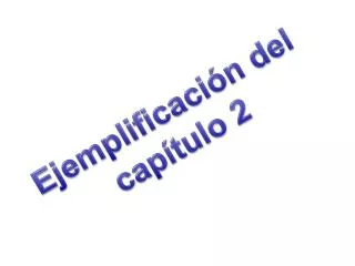 ejemplificaci n del cap tulo 2