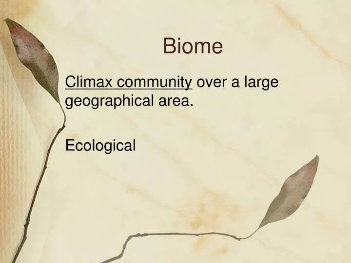 biome