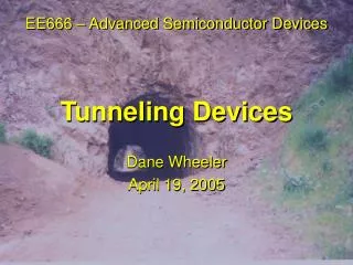 Tunneling Devices