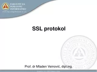 ssl protokol
