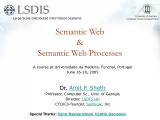 Semantic Web &amp; Semantic Web Processes
