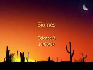 biomes