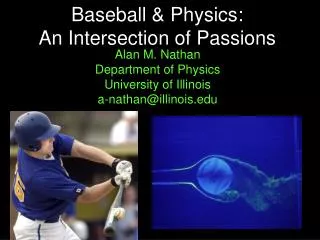 Baseball &amp; Physics: An Intersection of Passions