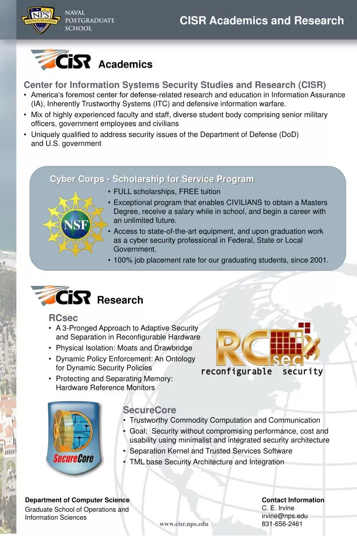 cisr academics and research