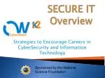 SECURE IT Overview - slide 1