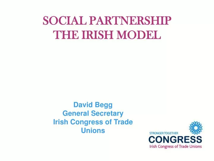 social partnership the irish model