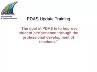PDAS Update Training