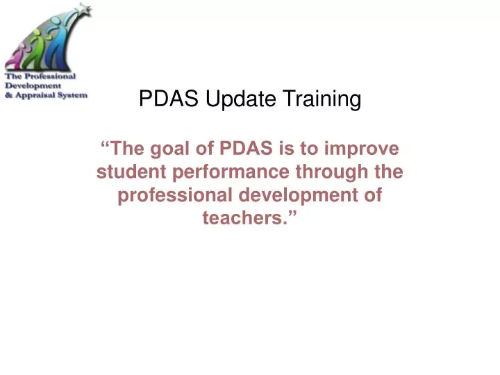 pdas update training