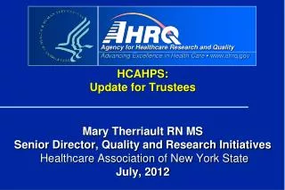 HRET Curriculum: A New Way of Thinking about HCAHPS