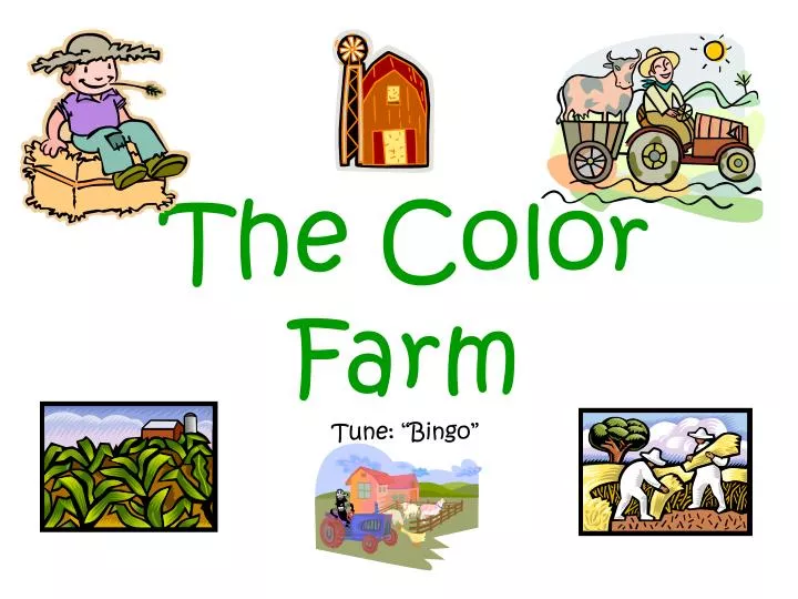the color farm tune bingo