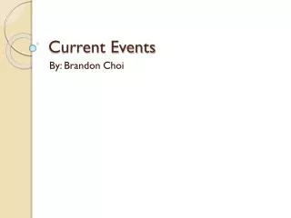 current events
