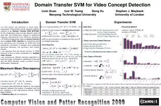 Domain Transfer SVM for Video Concept Detection