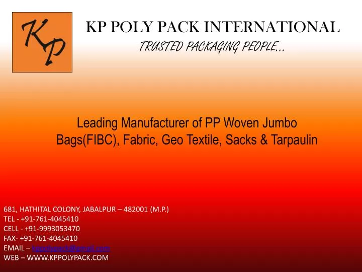 kp poly pack international trusted packaging people