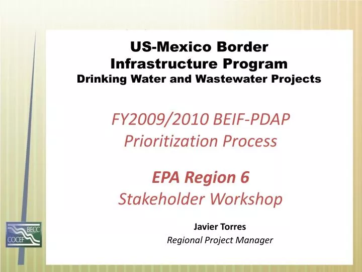 us mexico border infrastructure program drinking water and wastewater projects