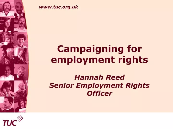 campaigning for employment rights