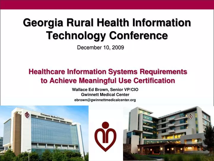 georgia rural health information technology conference