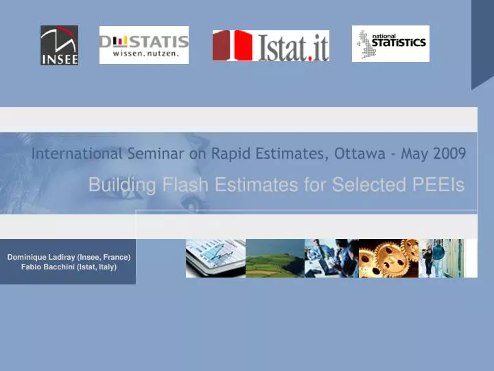 international seminar on rapid estimates ottawa may 2009