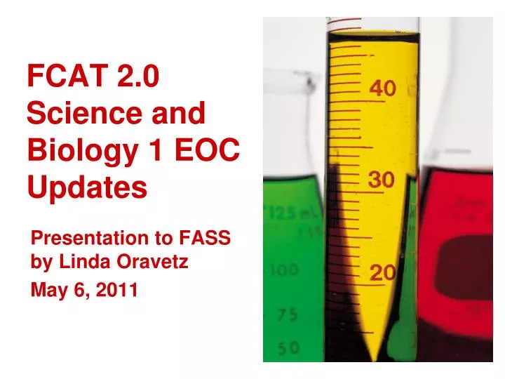 fcat 2 0 science and biology 1 eoc updates