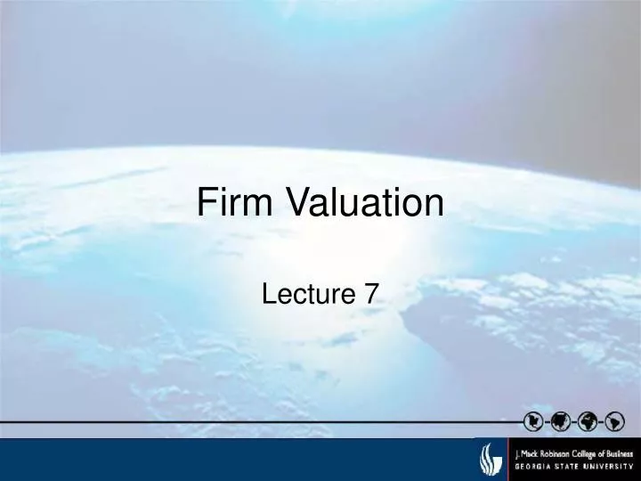 firm valuation