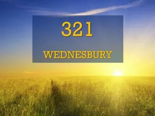 321 WEDNESBURY