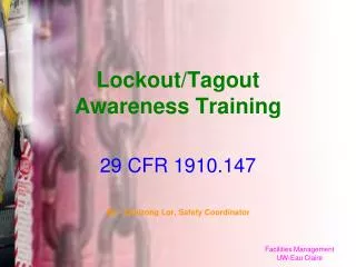 lockout tagout awareness training