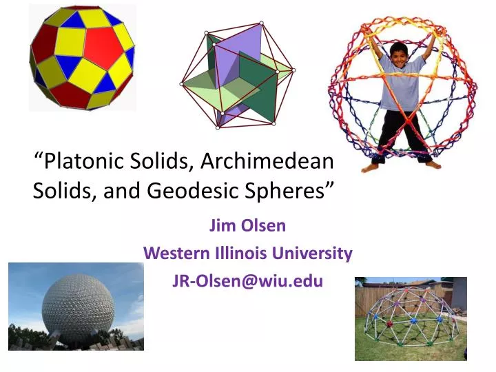 platonic solids archimedean solids and geodesic spheres