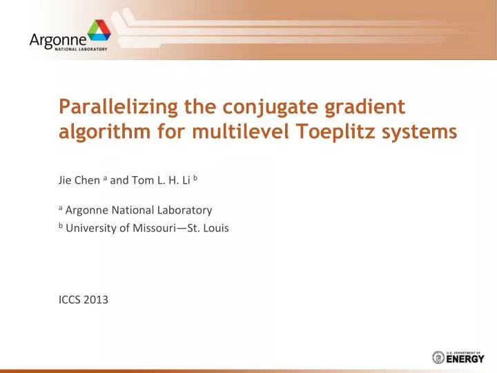 parallelizing the conjugate gradient algorithm for multilevel toeplitz systems