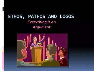 Ethos, Pathos and Logos